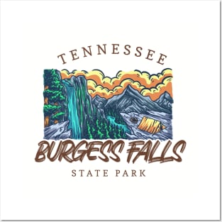 BURGESS FALLS STATE PARK TENNESSEE T-SHIRT Posters and Art